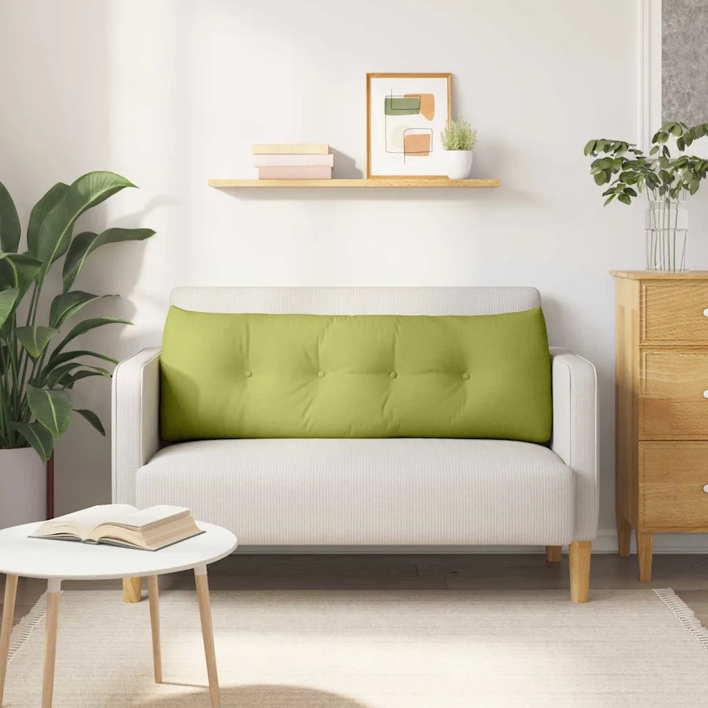 Cuscino per Schiena | Cuscino dorsale Verde chiaro 140 x 24 x 50 cm Tessuto