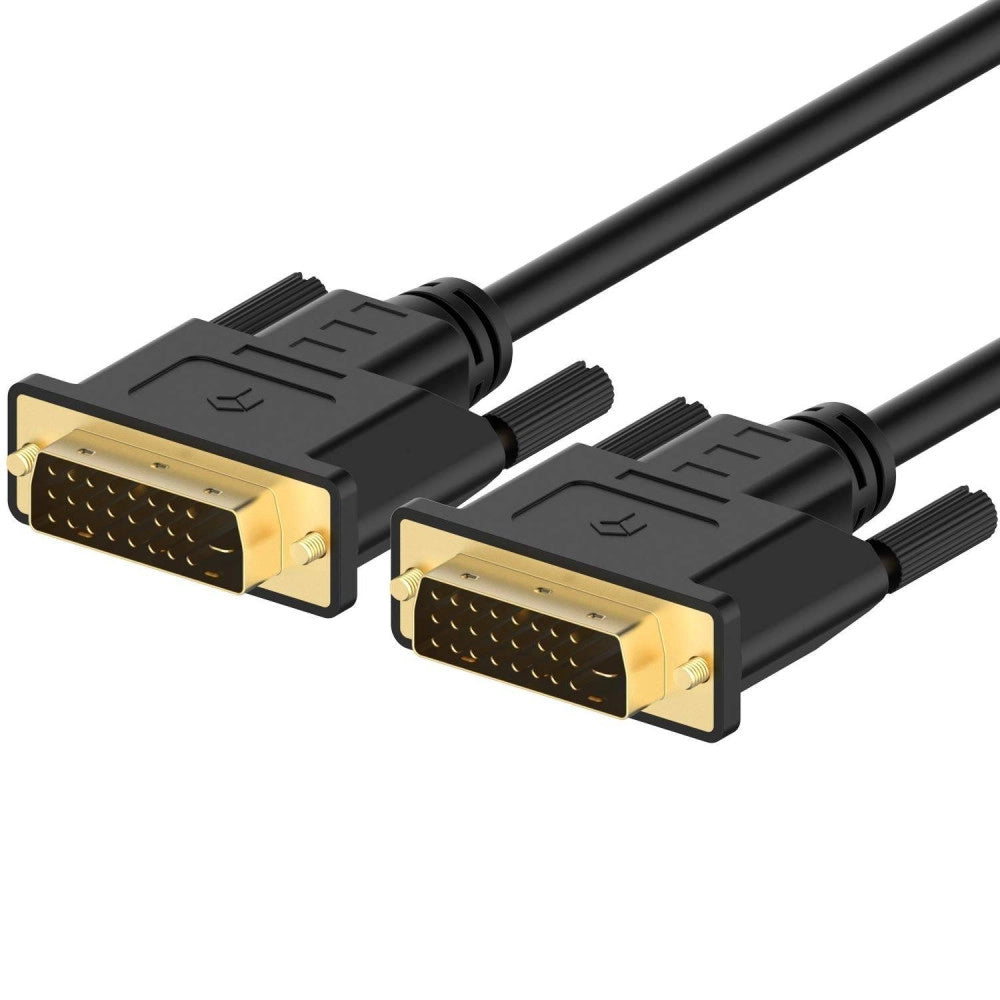 Trade Shop - Cavo Dvi A Dvi Dvi-d 24+1 Dual Link 1080p Per Monitor Pc Proiettore Da 5 Metri -