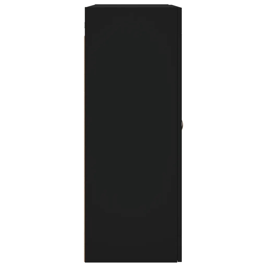 Mobile a Parete Nero 69,5x34x90 cm 828453