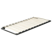 Base del letto singola dimensione 90 x 200 doghe in legno massello struttura in metallo