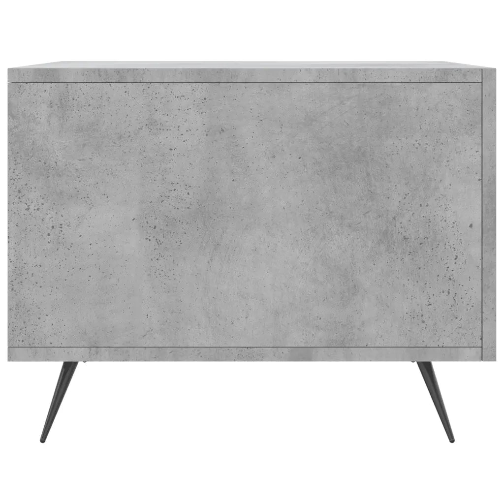 Tavolino salotto | Tavolino da caff¨¨ | Tavolino da Soggiorno Grigio Cemento 50x50x40 cm Legno Multistrato