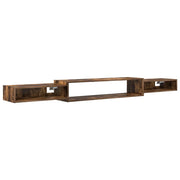 Mobile TV da Parete | Armadietto TV | Mobile Porta TV A Parete | Armadietto TV | Mobile Porta TV Rovere Fumo 220 x 28 x 21 cm