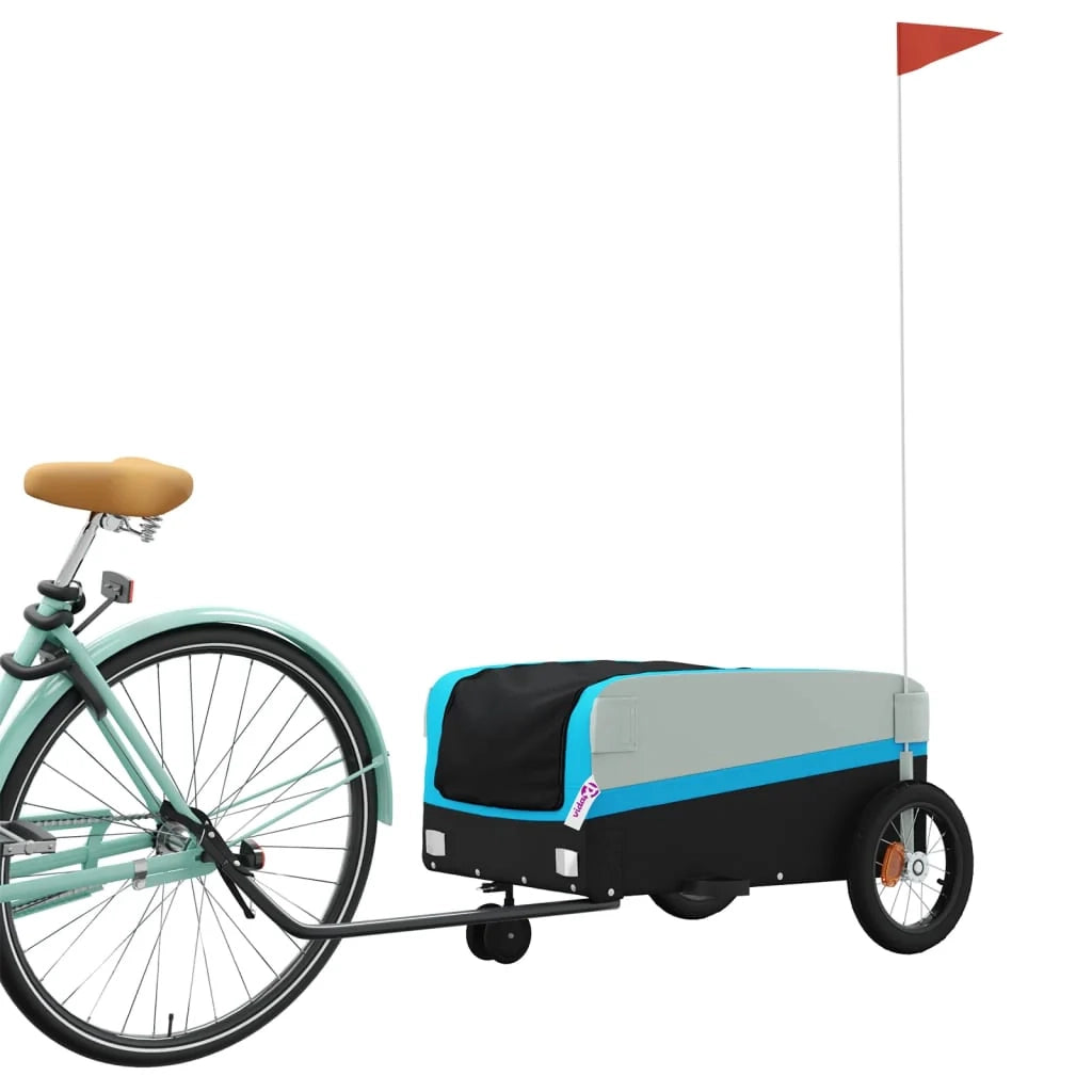 Rimorchio per trasporto biciclette 30 kg ferro blu 02_0044089
