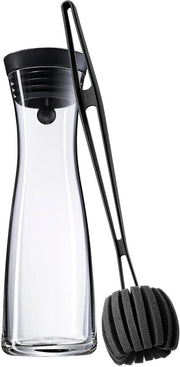 Caraffa in vetro con coperchio in silicone - 1 pezzo - 1,0 l - materiali di alta qualità
