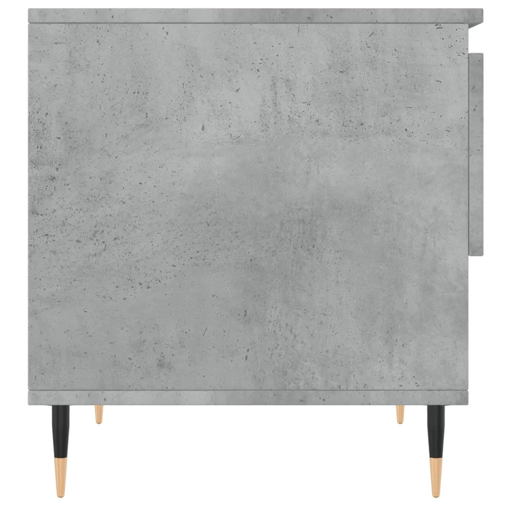 2 pz Tavolini salotto | Tavolino da caff¨¨ | Tavolino da Soggiorno Grigio Cemento 50x46x50 Legno Multistrato