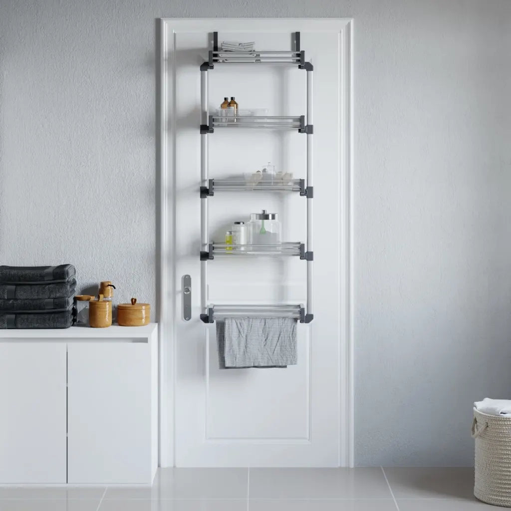 Organizzatore per Porta con 5 Ripiani 52x20x135 cm in Alluminio CFW9038936