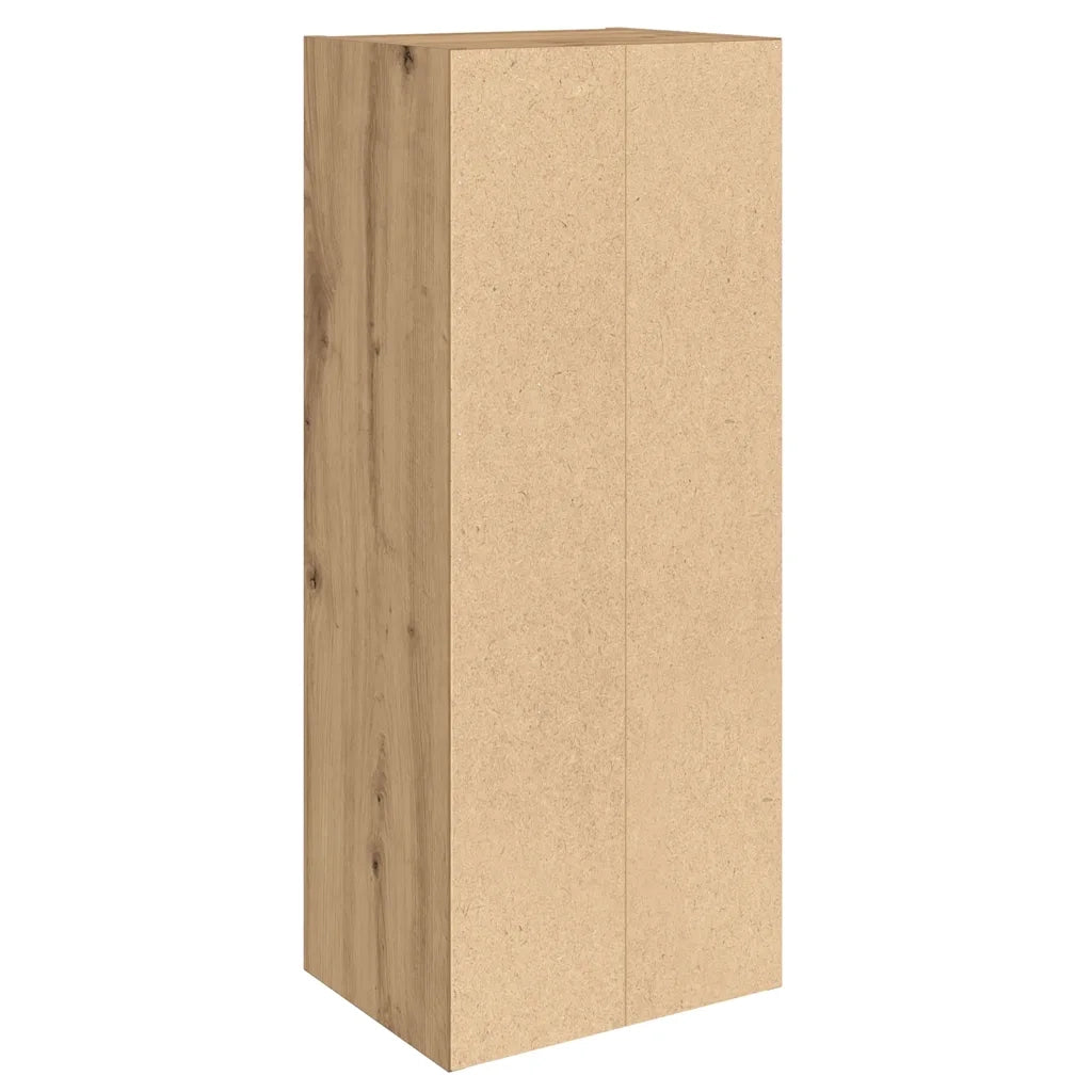 Libreria-Scaffale per Libri-Mobile di Stoccaggio Rovere Artigianale 31x24x77 cm in Legno Multistrato