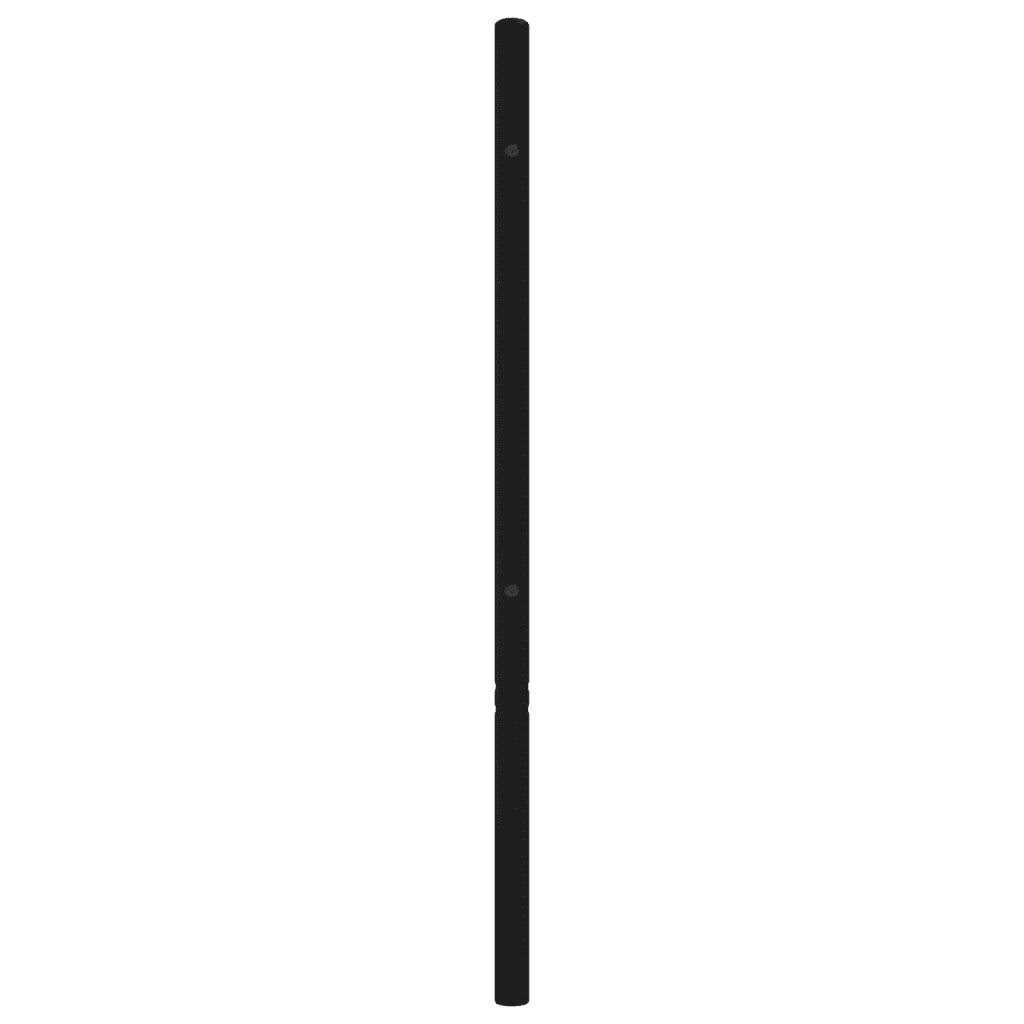 Testiera | Testata di Ricambio in Metallo Nero 200 cm