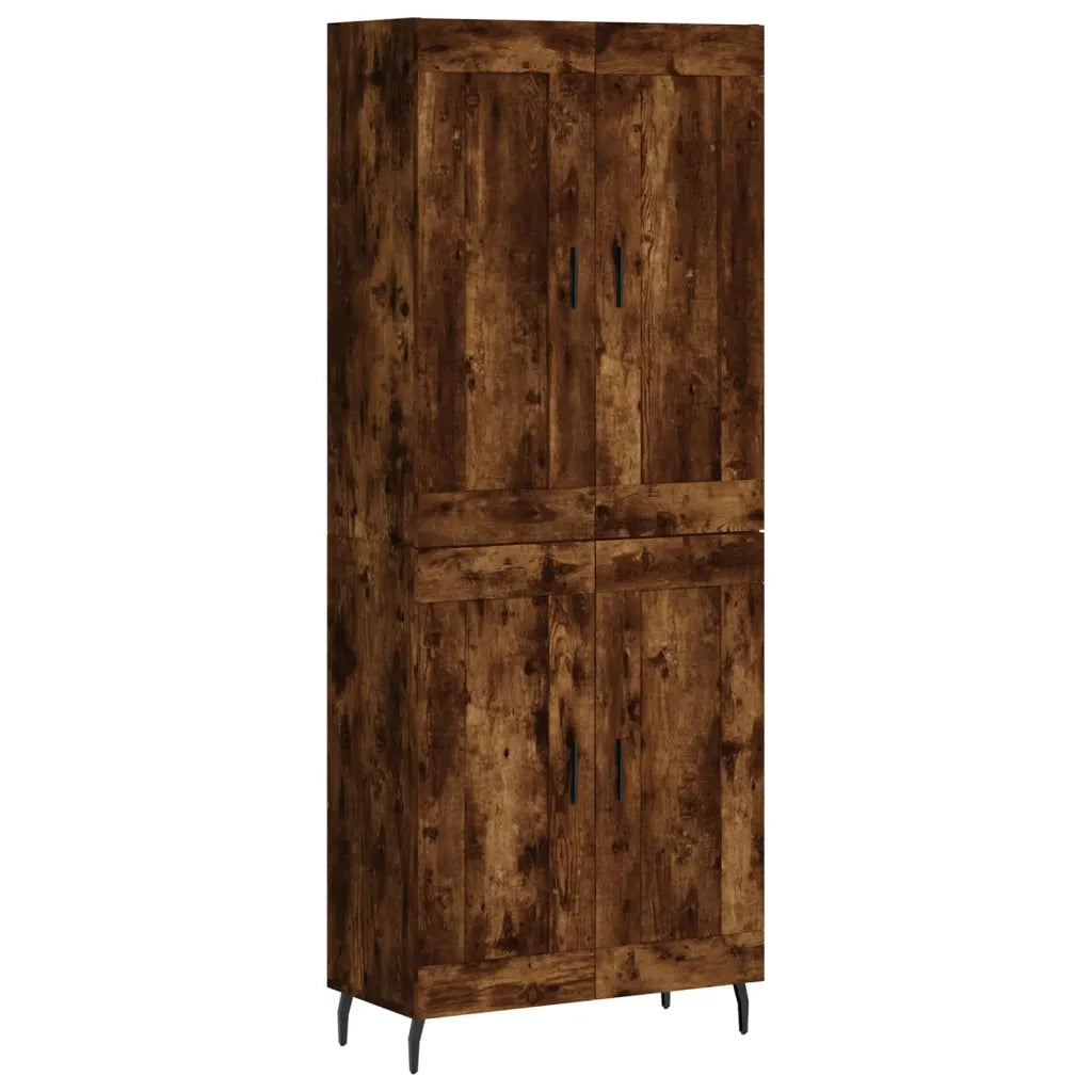 Credenza Rovere Fumo  69,5x34x180 cm in Legno Multistrato 3199702