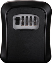 Cassetta di sicurezza da parete, impermeabile, per esterno, adatto per uso interno ed esterno - nero - 94*114mm