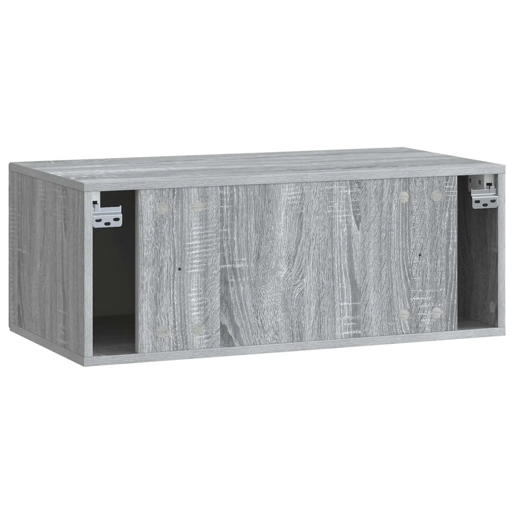 Mobile Porta TV da Muro Grigio Sonoma 78,5 x 41 x 30 cm