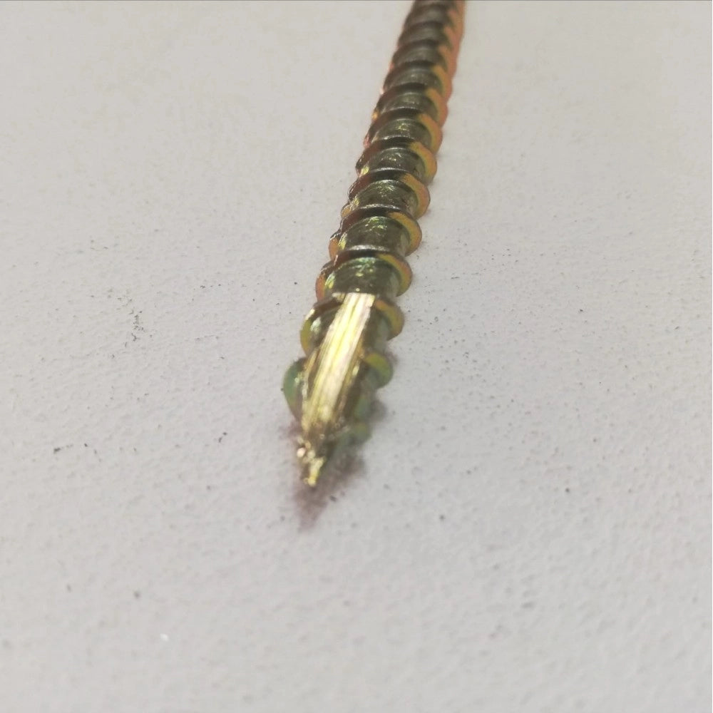 Vite 8x280mm tps testa conica gialla per legno impronta torx - 10pz
