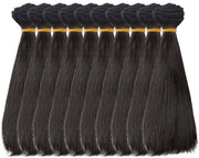 Pruiche di Plastica per Bambola - 10 Pezzi - Stecco - Capelli Corti - Utilizzo per Artigianato Fai da Te - 15 cm di Lunghezza