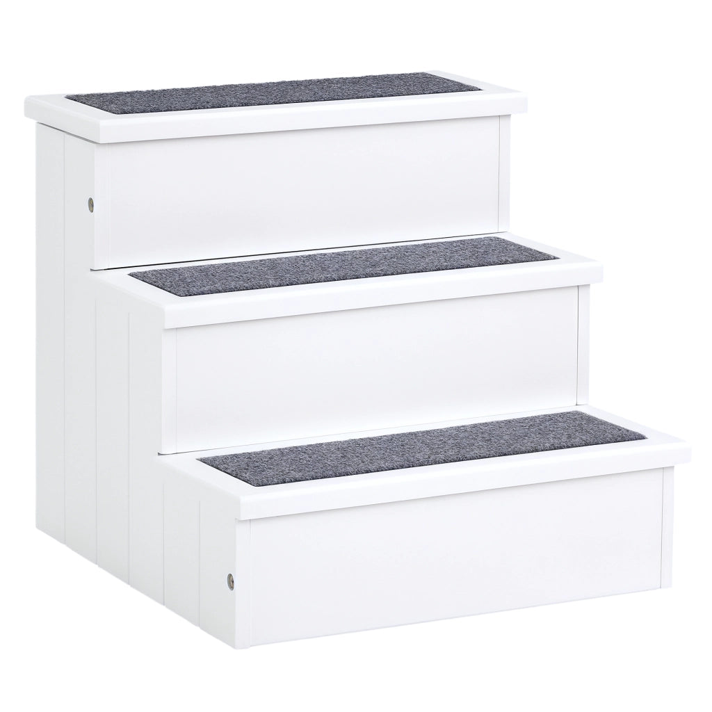 Scala per Cani 3 Gradini 38 cm ¨C zephmum ¨C Bianco