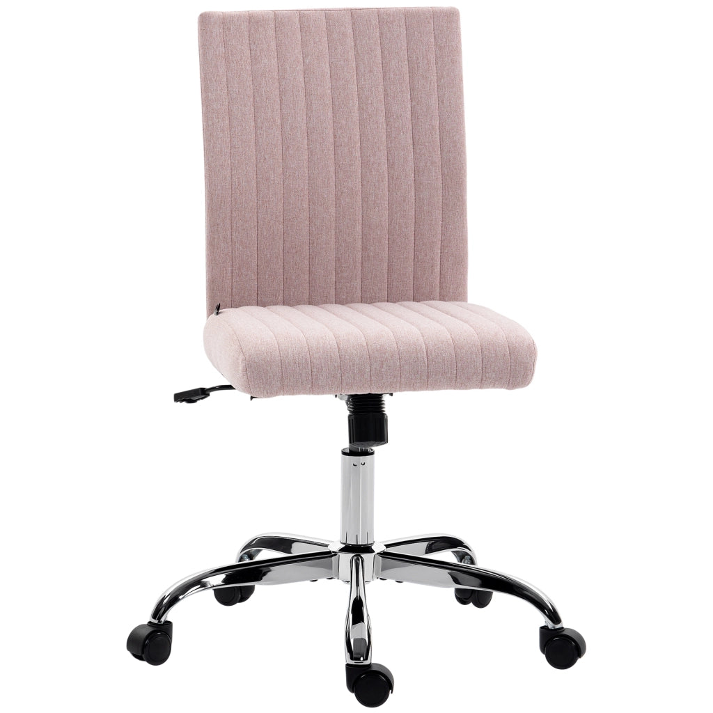Sedia da ufficio girevole 360¡ã ¨C Xylo ¨C Altezza regolabile, senza braccioli, rosa