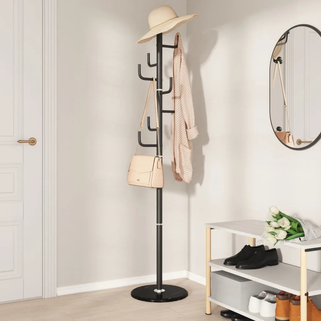 Appendiabiti Nero 183 cm in Ferro Verniciato a Polvere CFW7128578