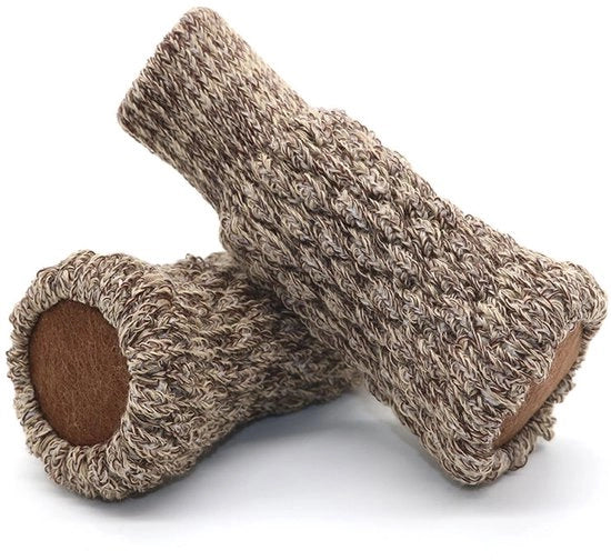 Set da protezione per mobili 24 pezzi composto da coperture per gambe di sedie, protezioni per mobili a doppia strato spesse, tappeti antiscivolo, coperture per mobili e tappeti per tavolo e sedie.