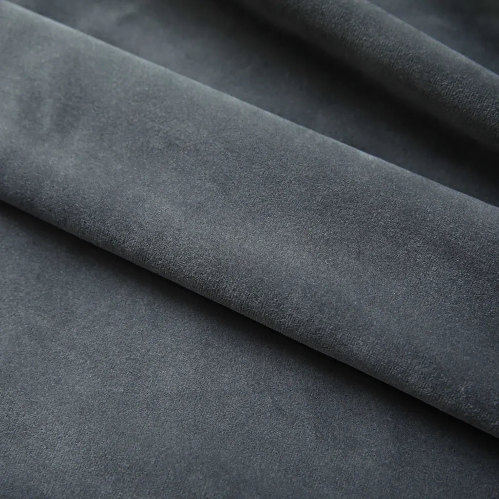 Tende Oscuranti | Tende Blackout con Ganci 2 pz Antracite in Velluto 140x175 cm