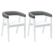 Sedie da pranzo 2 pz | Sedie da cucina Bianco 54 x 57 x 73 cm