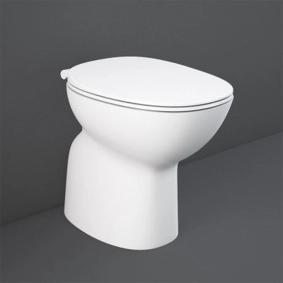 Sanitari tradizionali Rimless Morning scarico a terra e sedile originale