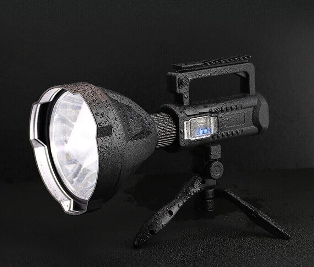 TORCIA LAMPADA RICARICABILE ULTRA POTENTE 100W LED CREE XHP50 FINO A 1KM Q-L445 - ANDOWL