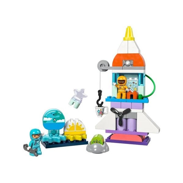 Costruzioni lego 10422 duplo town avventura dello space shuttle 3 in 1