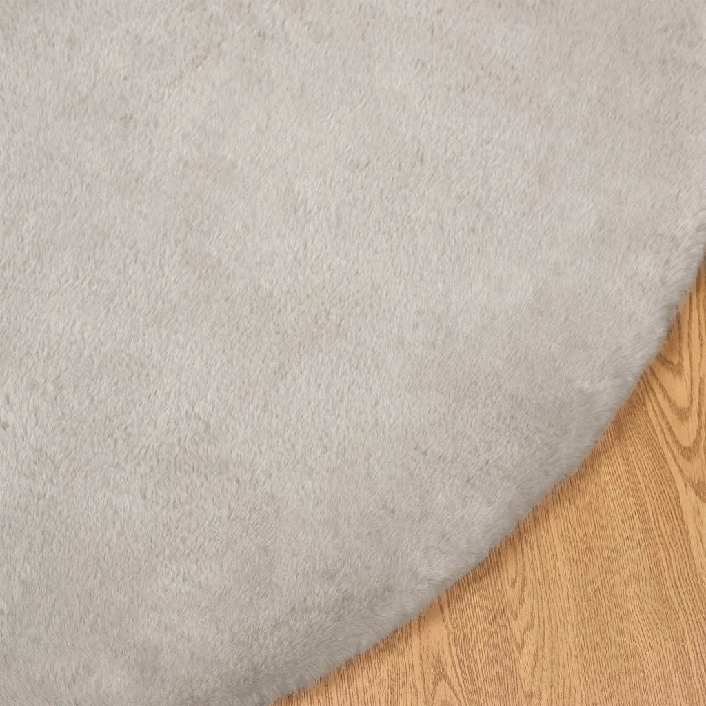 Tappeto antiscivolo in sintetica di coniglio OLITE Beige 42021646