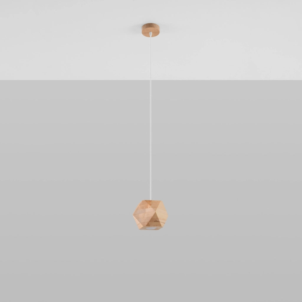 Lampada a sospensione ARBORO legno chiaro GU10 Pure Lume