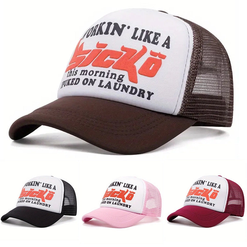 Cappellino da baseball Sicko in spugna di schiuma, rosso