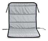 Cuscino trapuntato per sedia da giardino AIO FACTORY 50x50 cm impermeabile grigio scuro