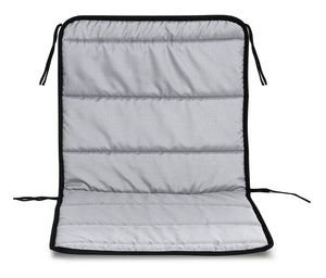 Cuscino trapuntato per sedia da giardino AIO FACTORY 50x50 cm impermeabile grigio scuro