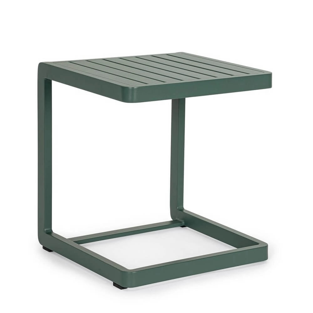 Set di 2 Tavolini da Esterno in Alluminio Verniciato 40x40 - DRYDEN
