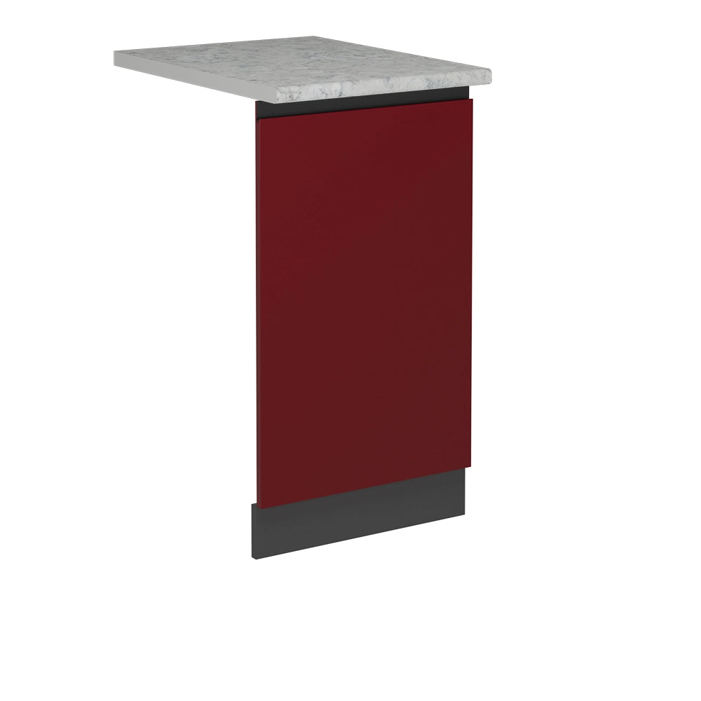 Pannello frontale della lavastoviglie R-Line Rosso/Antracite 45 cm J-Shape, PL Marmo Vicco