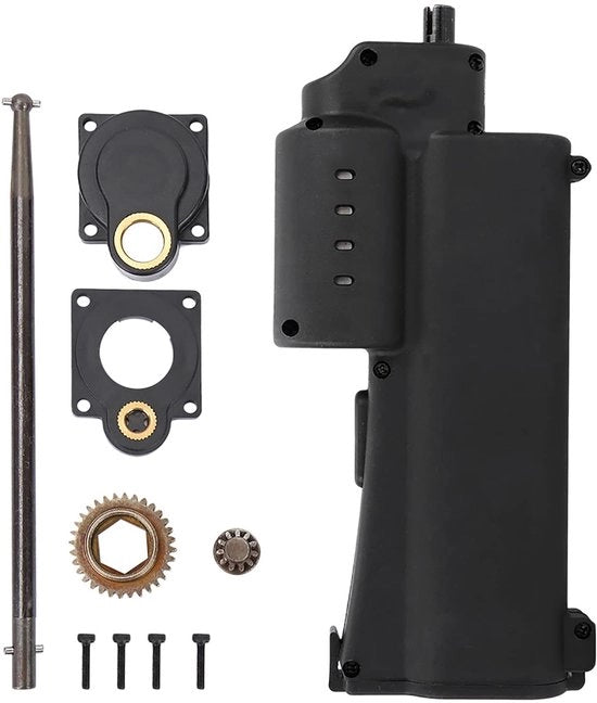 Accessorio RC elettrico da manovella - Adatto per automotor RC 1/10 - Motore 540 - Peso 465 g - Dimensioni 22 x 11 x 5,5 cm - Motore di avvio