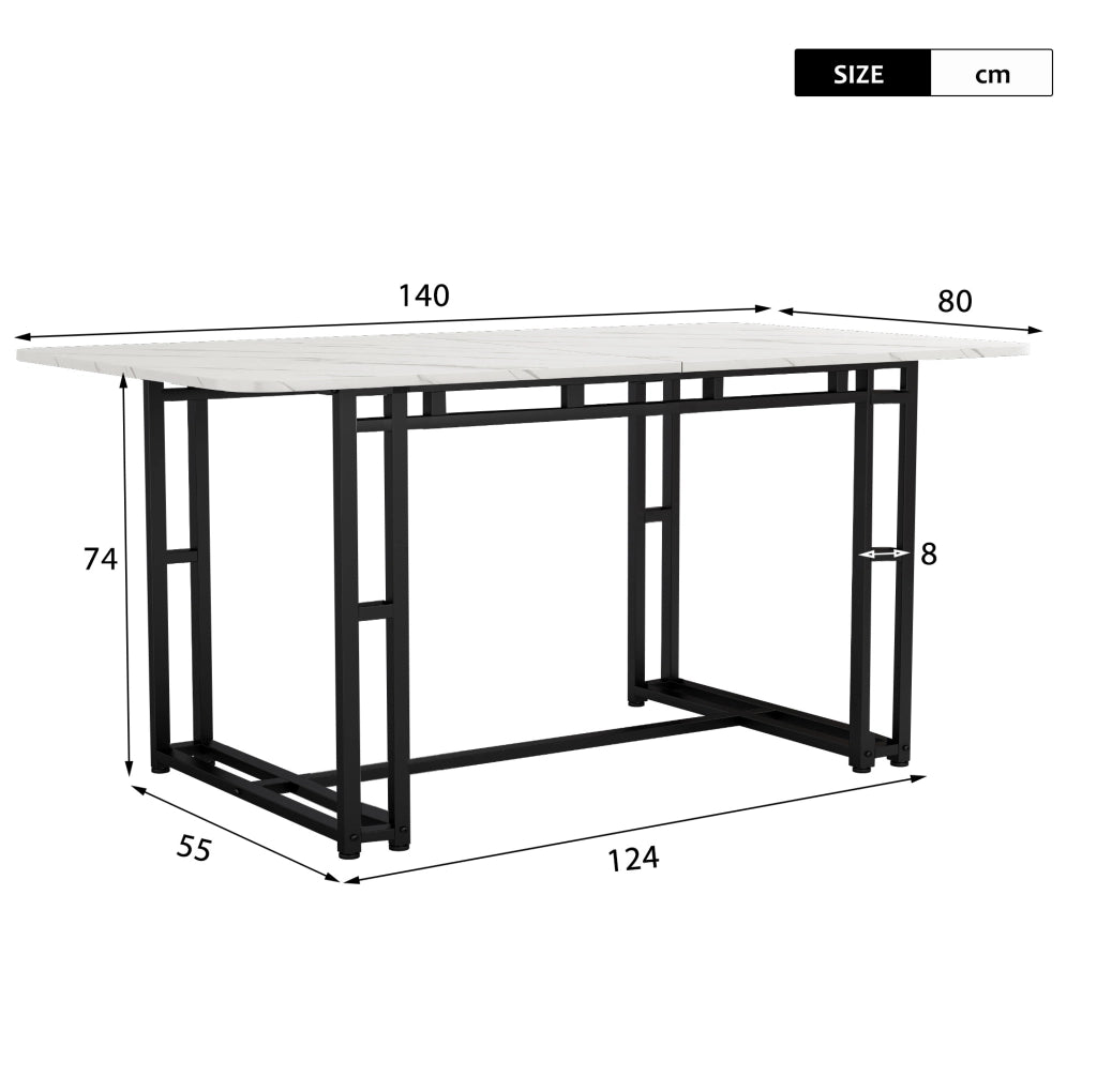 Set tavolo da pranzo nero con 4 sedie imbottite in velluto