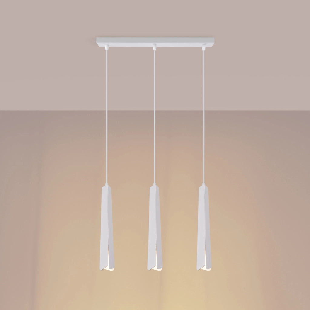 Lampada a sospensione PRYSM 3L bianco