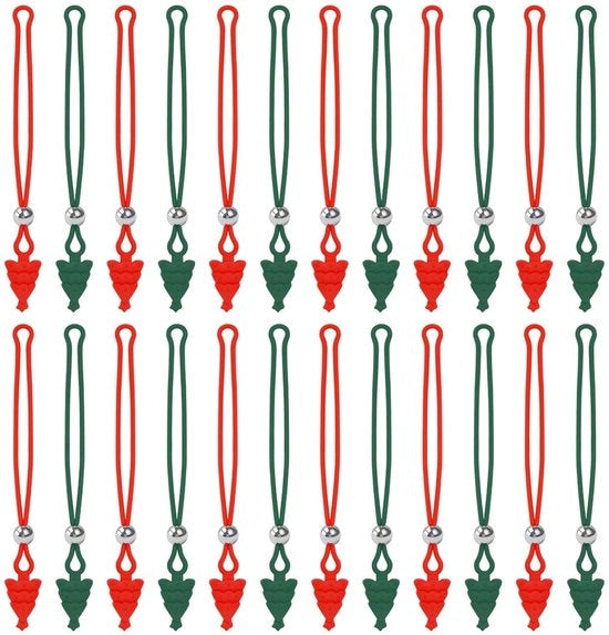 Decorazioni per Natale - 24 pezzi - Ganci in silicone riciclabili - Sostegno sicuro - Decorazioni per albero di Natale - Materiale morbido - Hangers affidabili 

Modello: Ornamentanker 
Codice prodotto: 24 pezzi