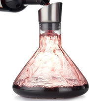 Decantatore da Vino 15L - Robusto e Stiloso - Regalo di Natale Oak & Steel Incluso Filtro Penna, Sifone e Perle di Pulizia