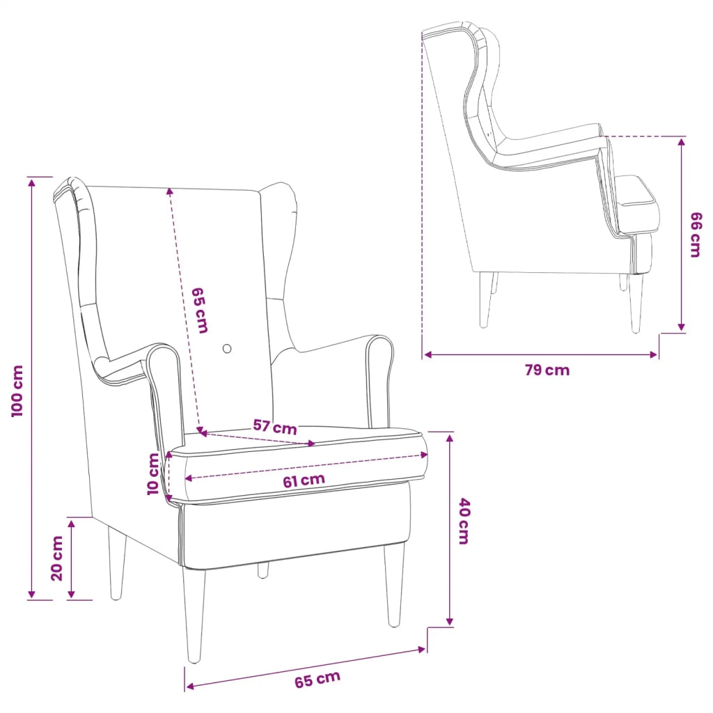 Poltrona Grigio Scuro ARES 42029878