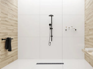 Canalina Di Scarico Rea Greek Pro Black Matt 90