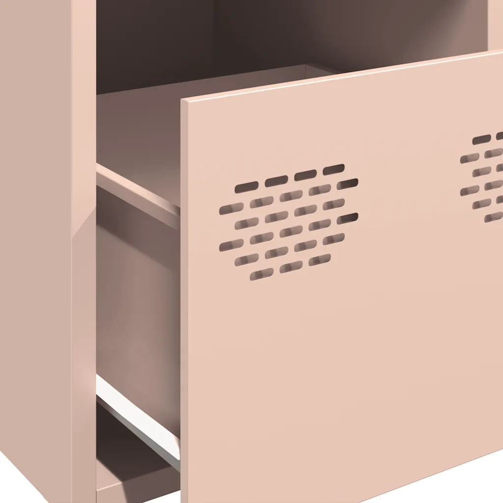 Credenza Rosa 39x35x103,5 cm in Acciaio