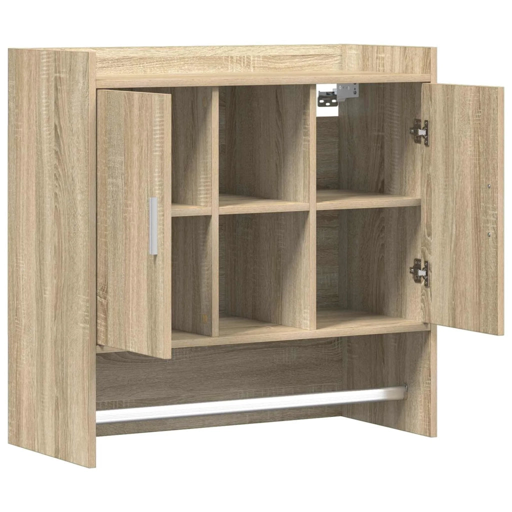 Scaffale da parete A parete Rovere Sonoma 80 x 36 x 80 cm 8011373