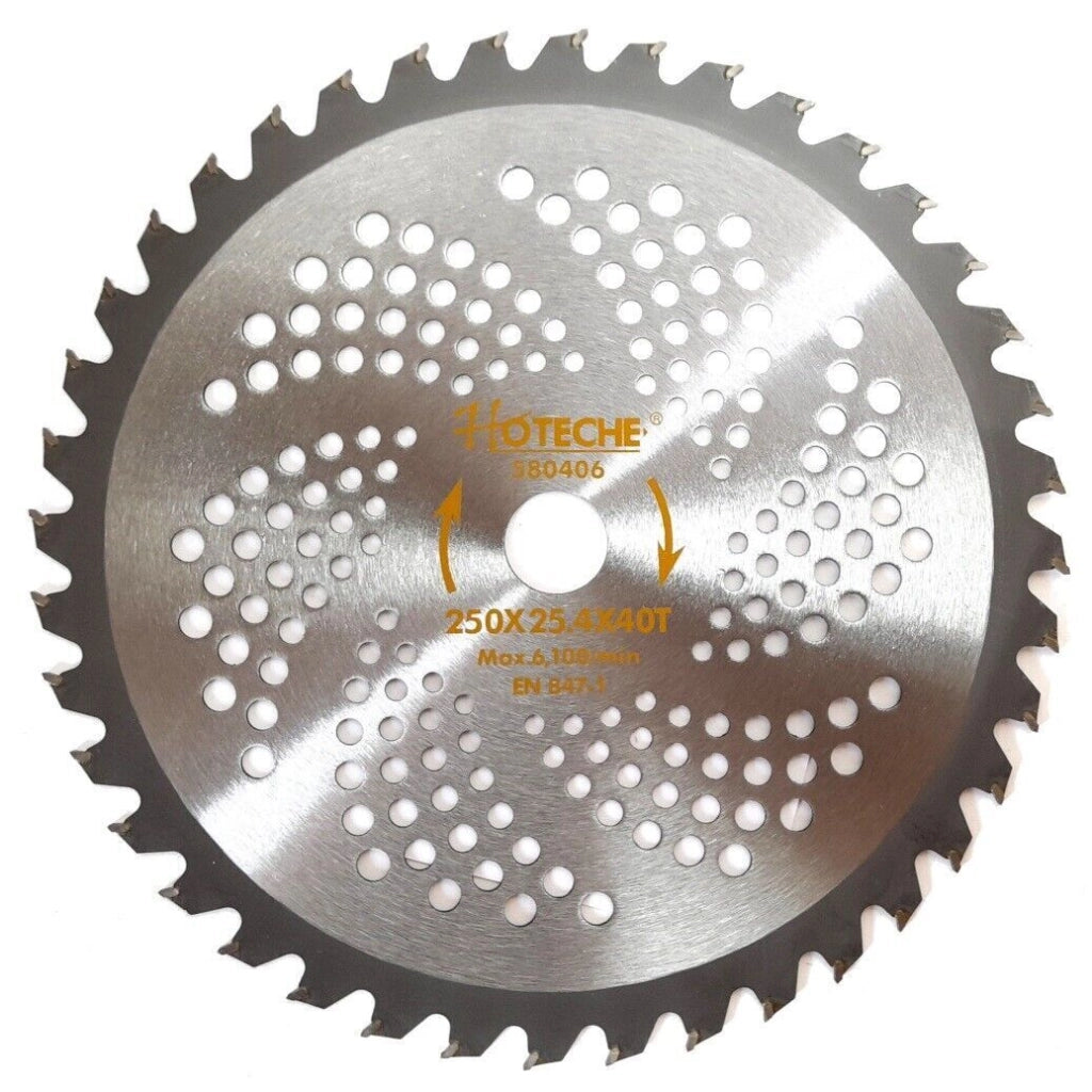 Disco per decespugliatore ricambio tosaerba 40 denti Ø 255 x 25,4 mm Art.580406