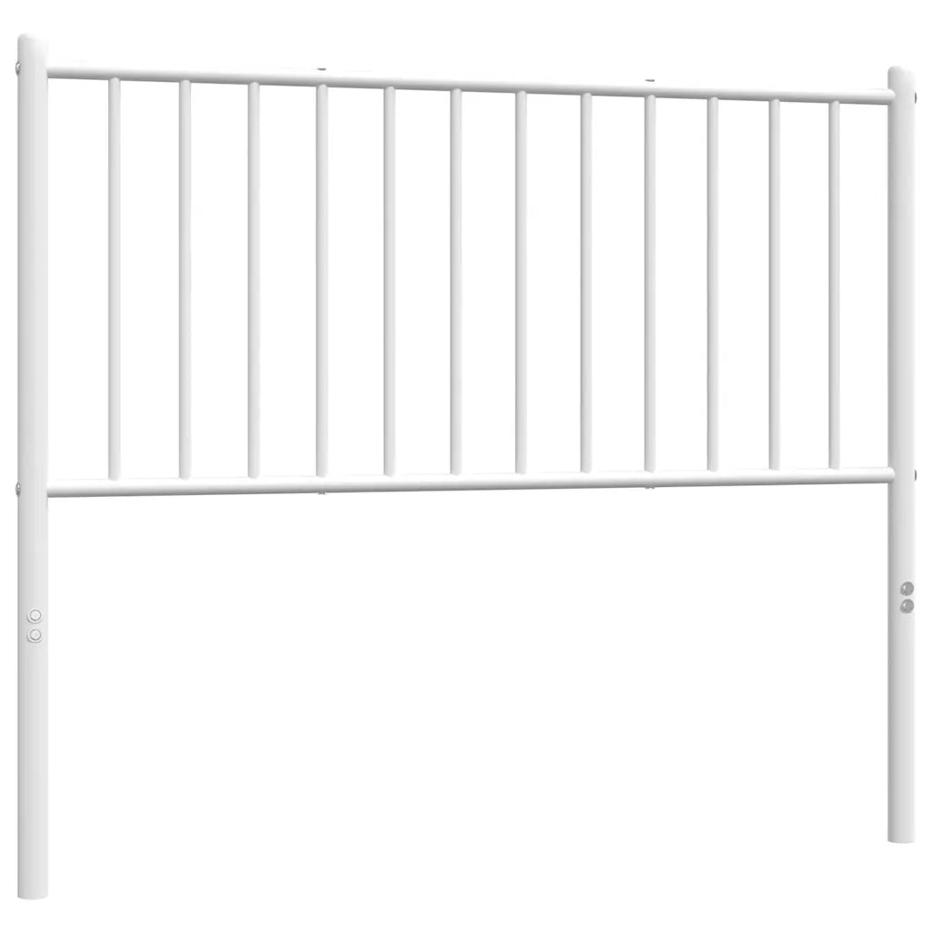 Testiera | Testata di Ricambio in Metallo Bianco 100 cm
