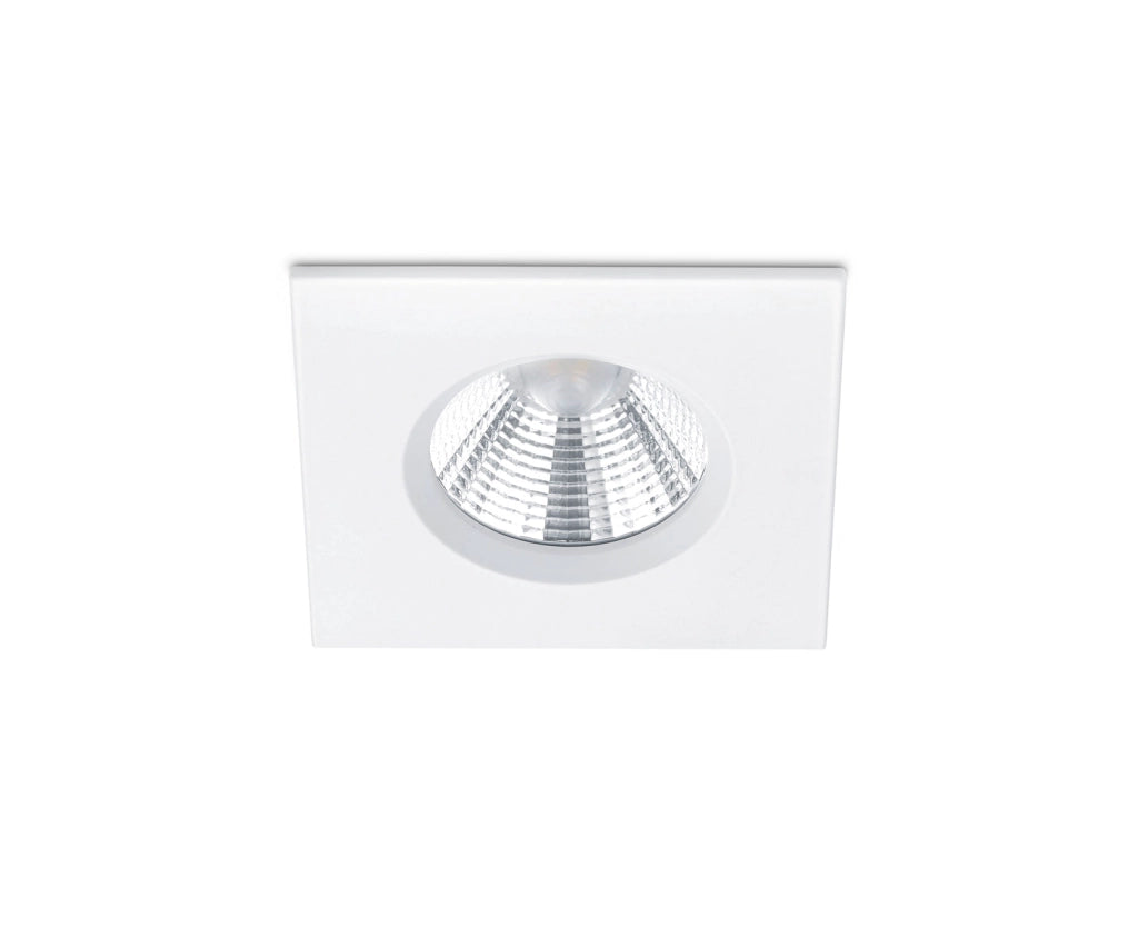 Illuminazione da Incasso da Interno a LED in Metallo Bianco Opaco