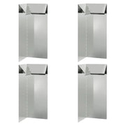 Recinto per lumache 4 pz Argento 10 x 10 x 25 cm CFW1148574