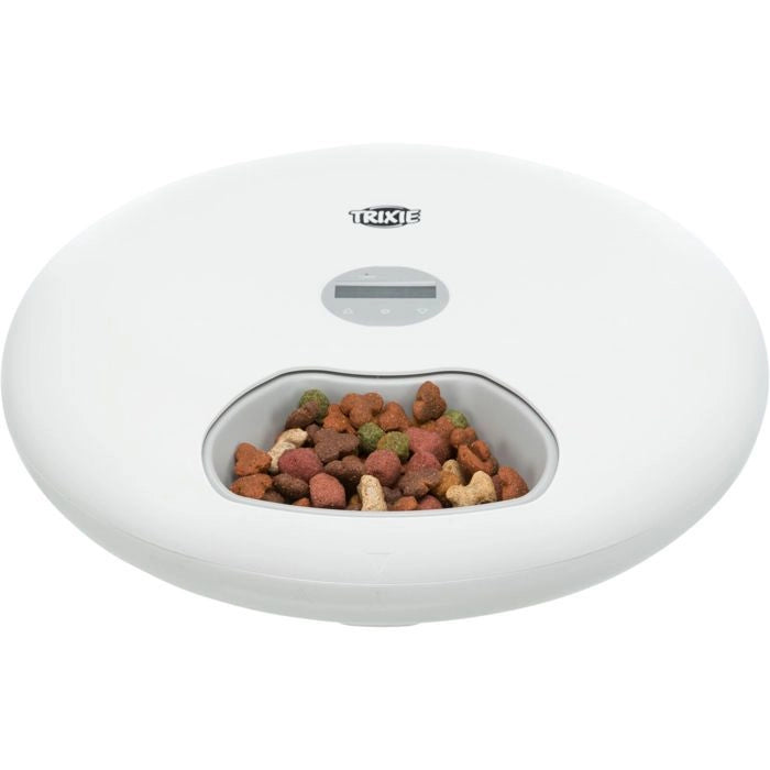 Distributore automatico di alimenti TRIXIE TX5+1 - 6  0,18 L -  32  8 cm - Bianco