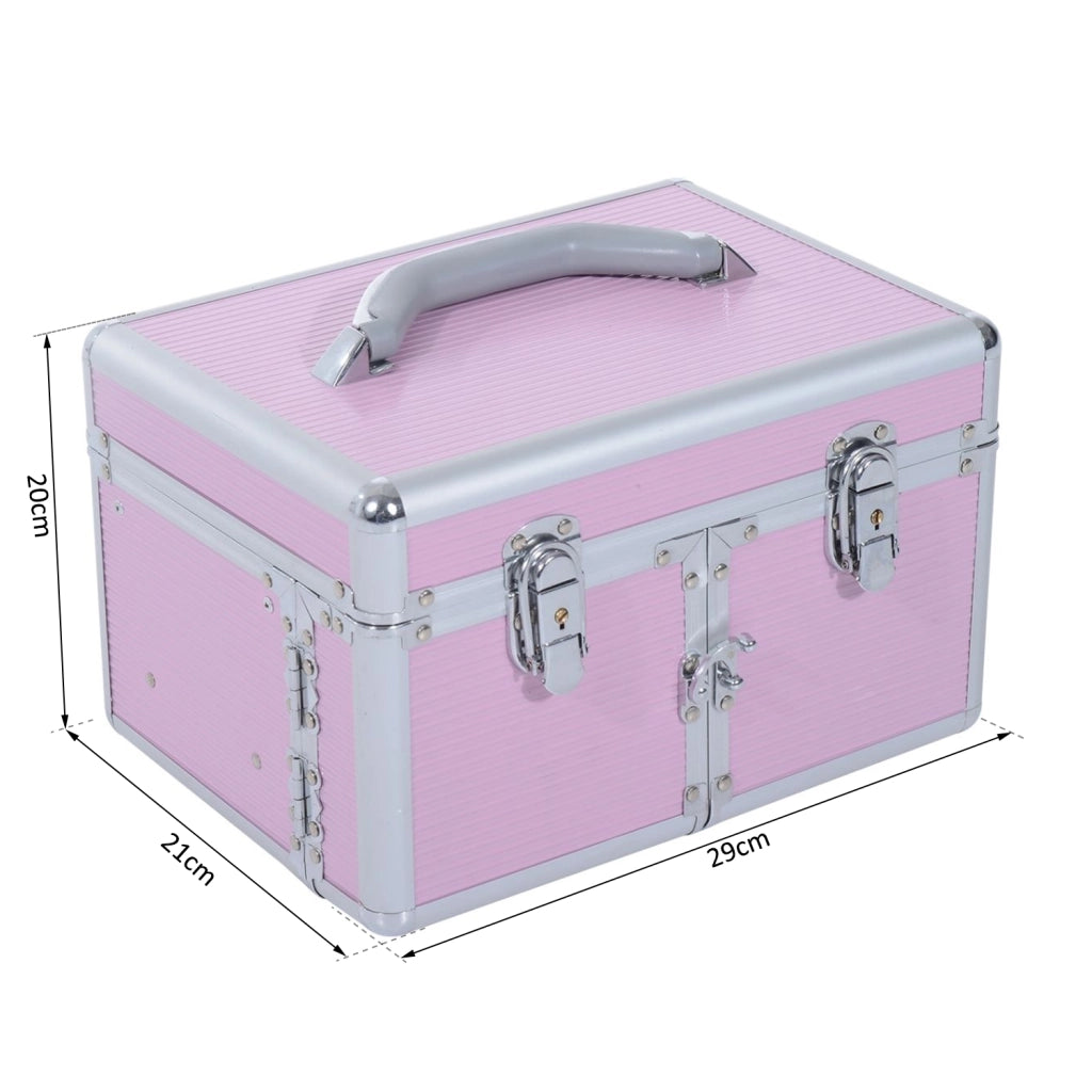 Borsa Trucco Organizzatore Professionale ¨C zephmum ¨C Alluminio 29x21x20cm