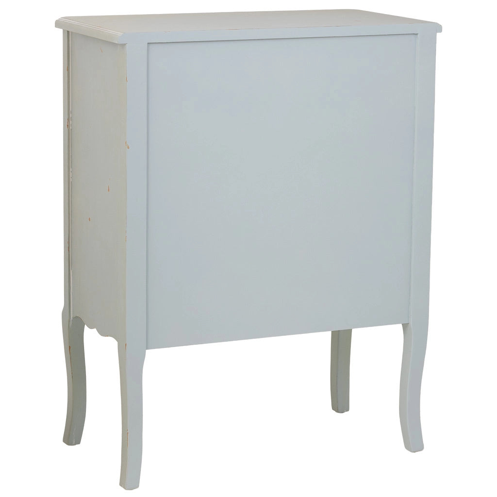 Cassettiera in legno con 5 cassetti 73x38x93,5