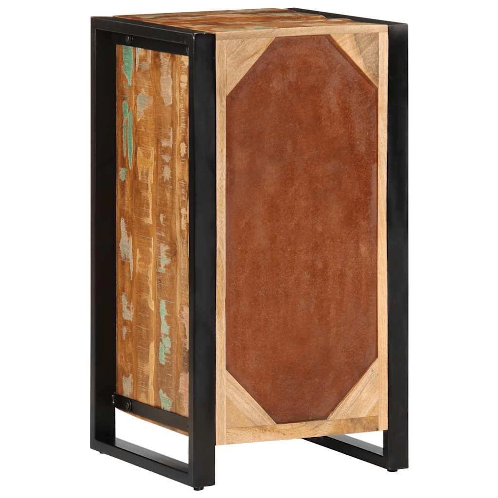 Cassettiera retrò 40 x 40 x 75 cm pratico spazio di archiviazione design unico in legno di recupero multicolore 02_0057627
